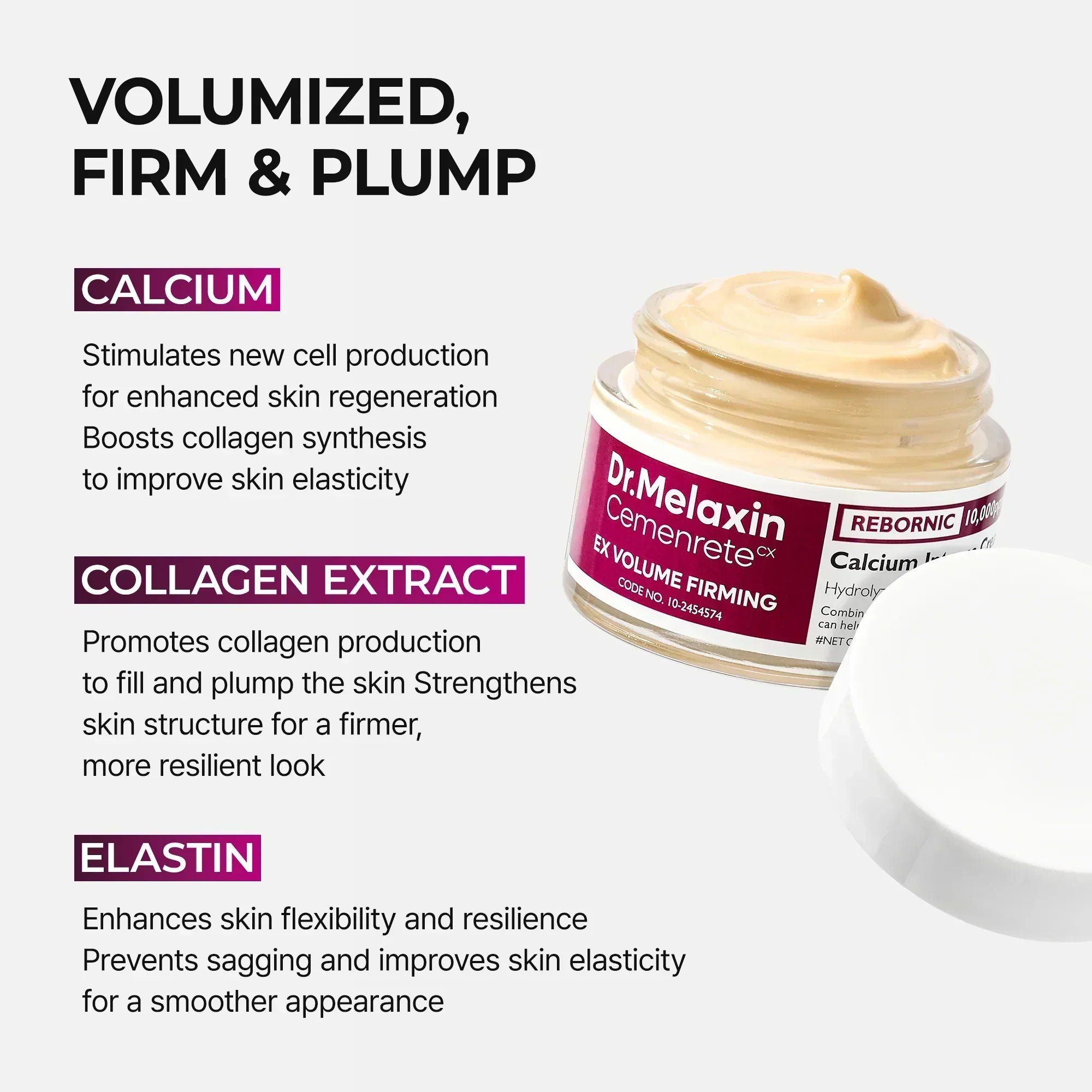Calcium Skincare Bundle detail view 7 — Melax K-Beauty