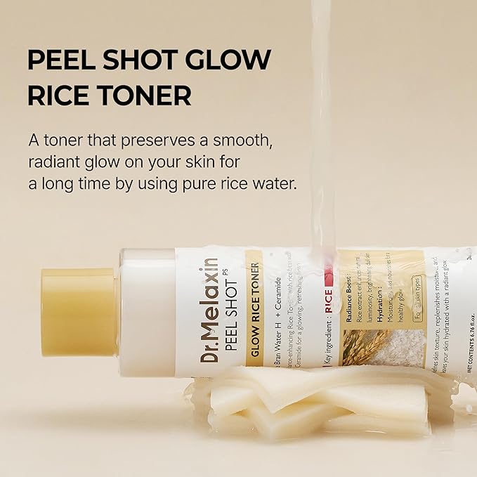 Peel Shot Glow Rice Tonic 200 ml alternate angle — Melax K-Beauty