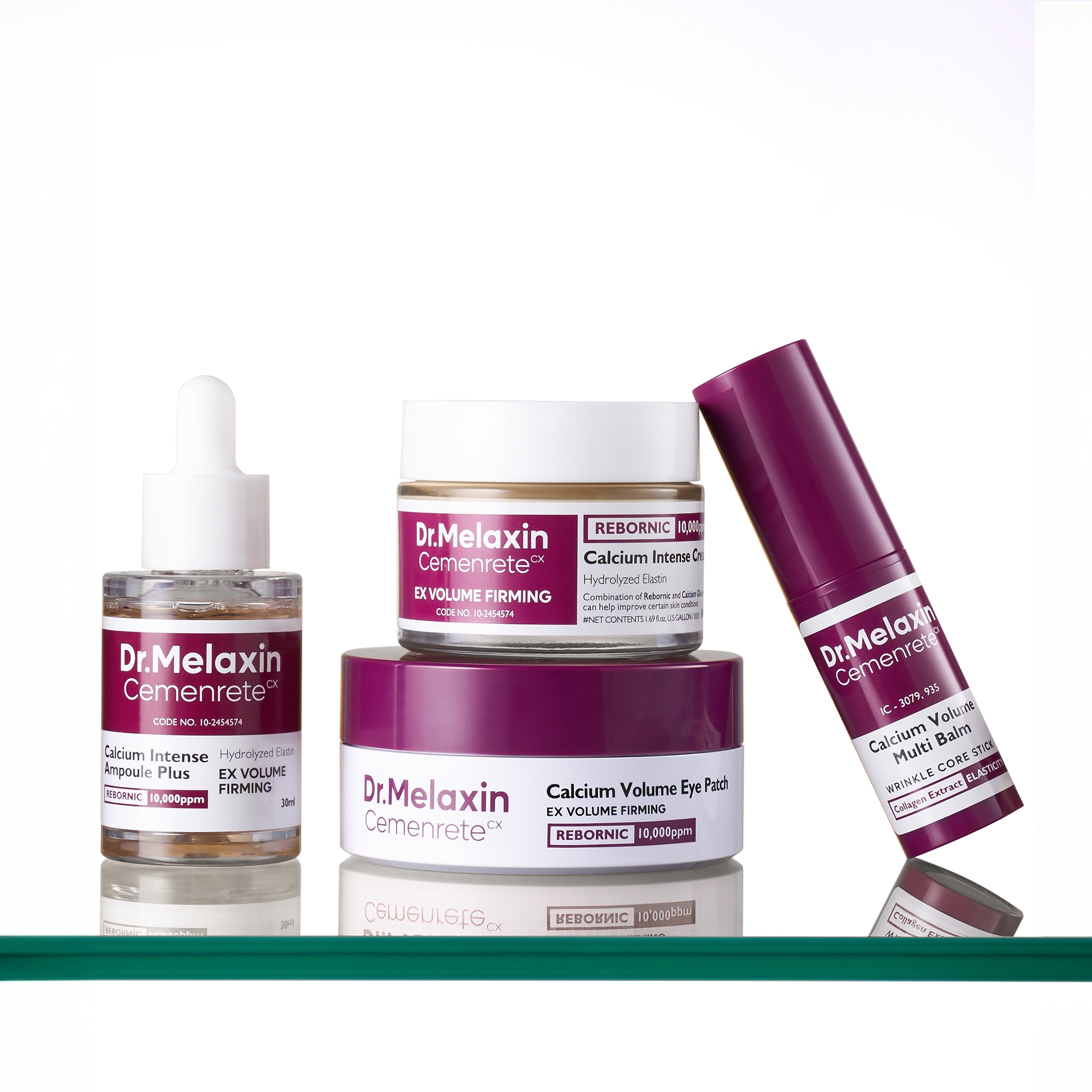 Cemenrete Calcium Eyecare Routine alternate angle — Melax K-Beauty
