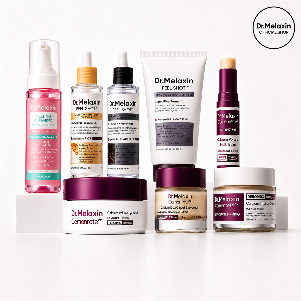 Melax Complete 7-Step Routine main product shot — Melax K-Beauty