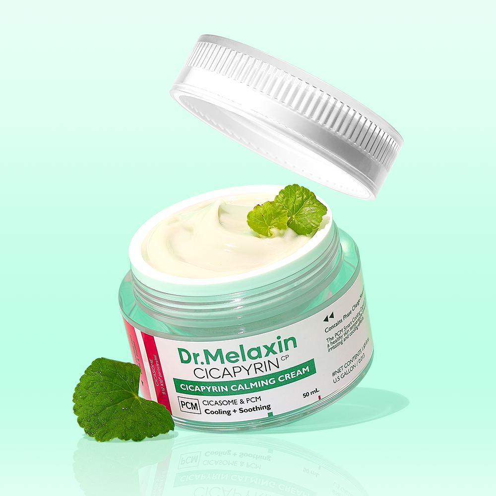 Cicapyrin Calming Cream alternate angle — Melax K-Beauty