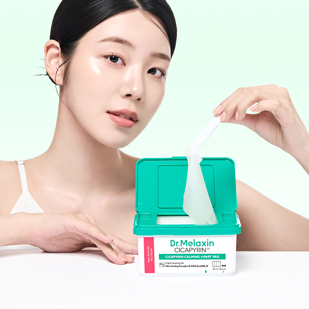 Cicapyrin Calming 4-Part Pad detail view 6 — Melax K-Beauty
