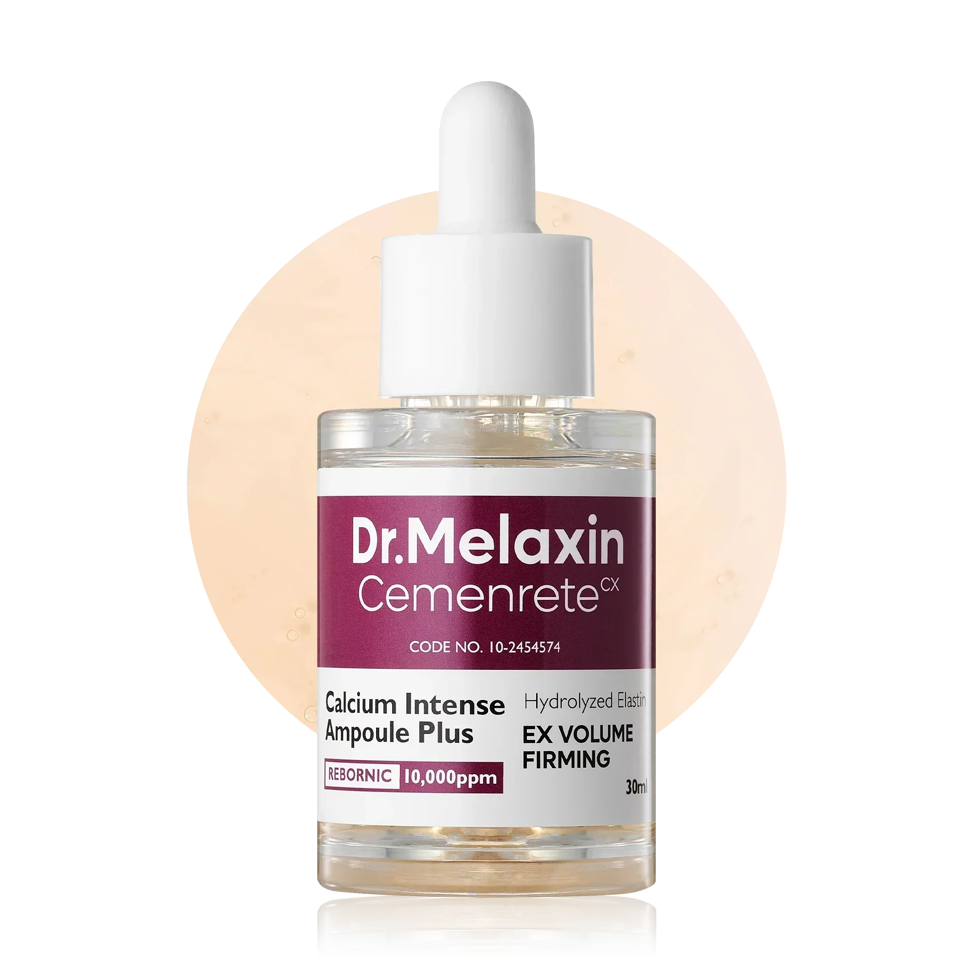 Cemenrete Calcium Intense Ampoule main product shot — Melax K-Beauty