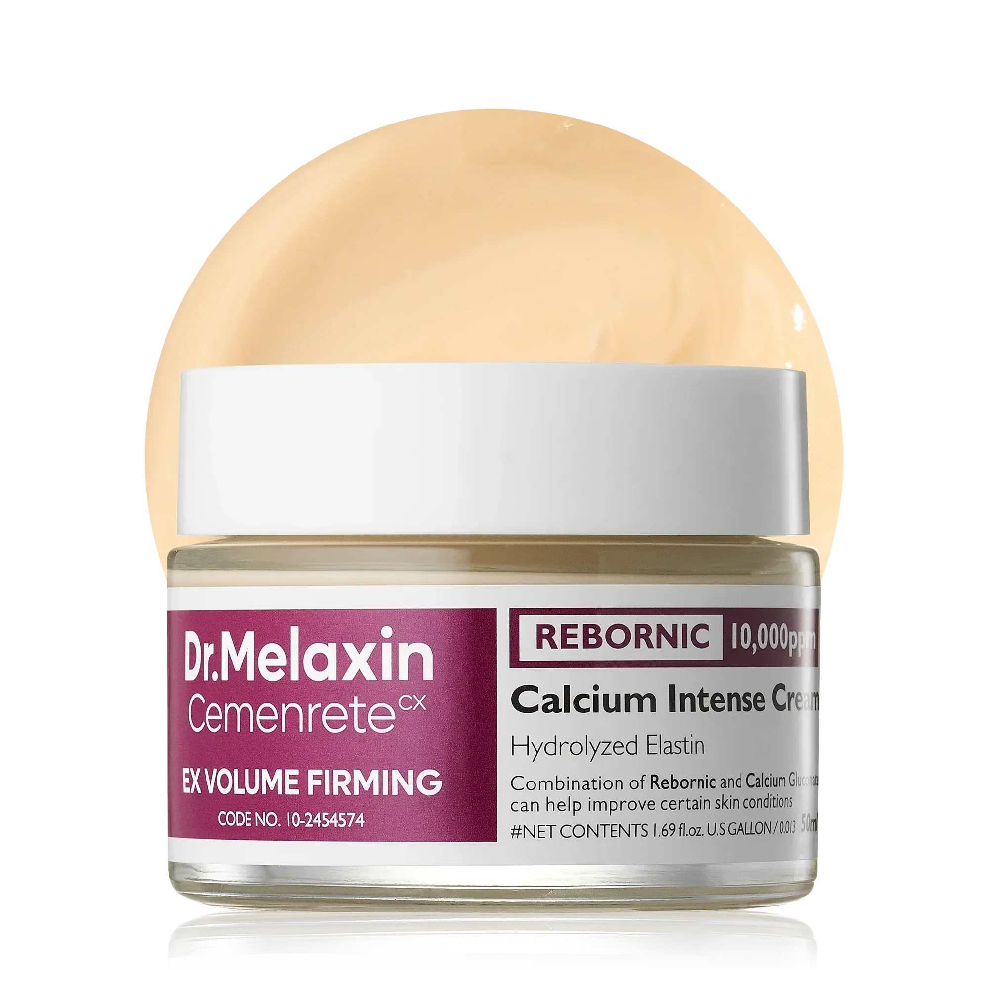 Cemenrete Calcium Intense Cream main product shot — Melax K-Beauty