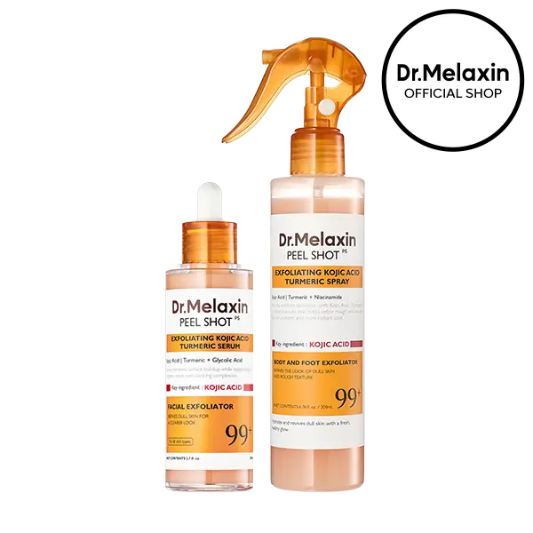 Peel Shot Kojic Acid Turmeric Duo main product shot — Melax K-Beauty