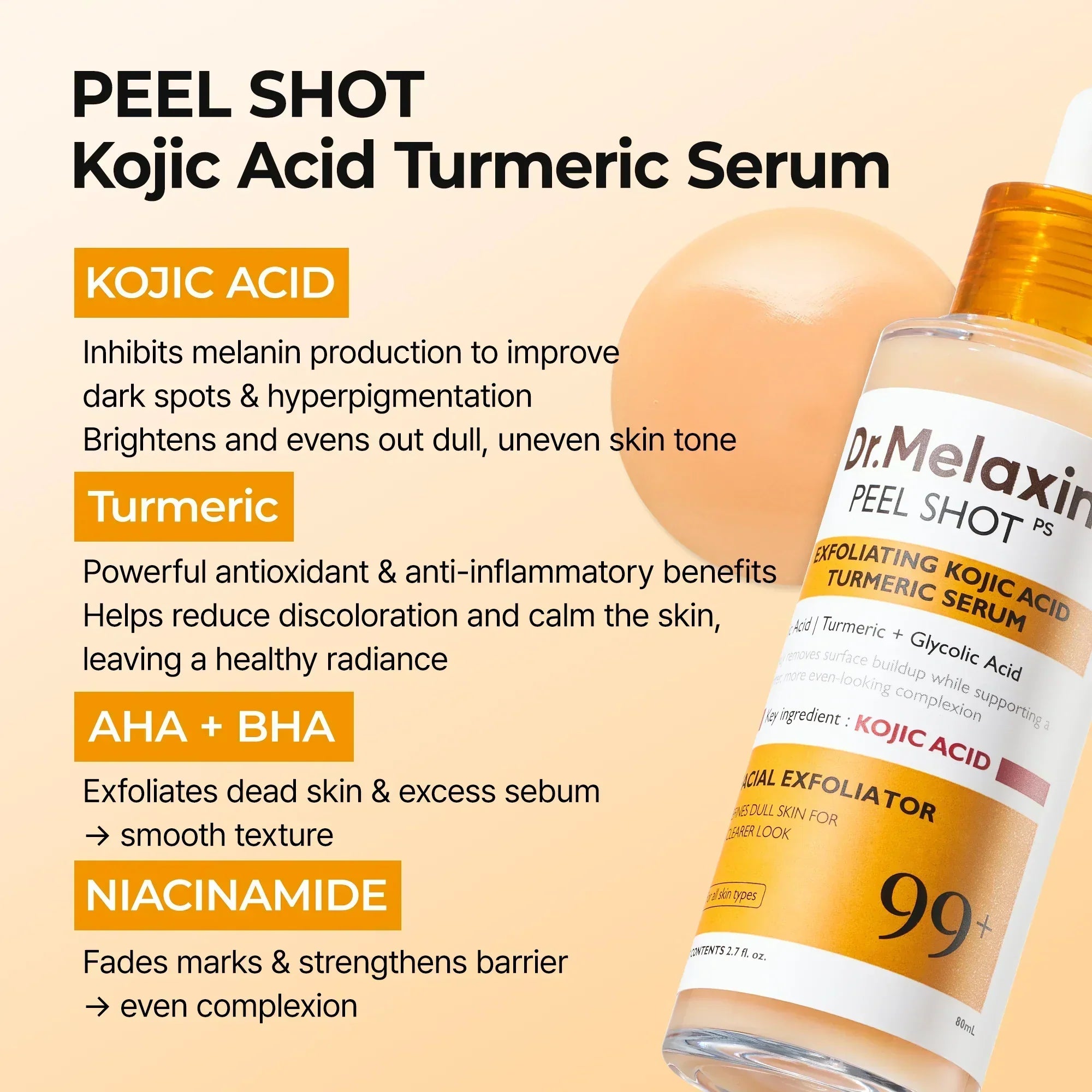 Peel Shot Complete Care Set detail view 3 — Melax K-Beauty