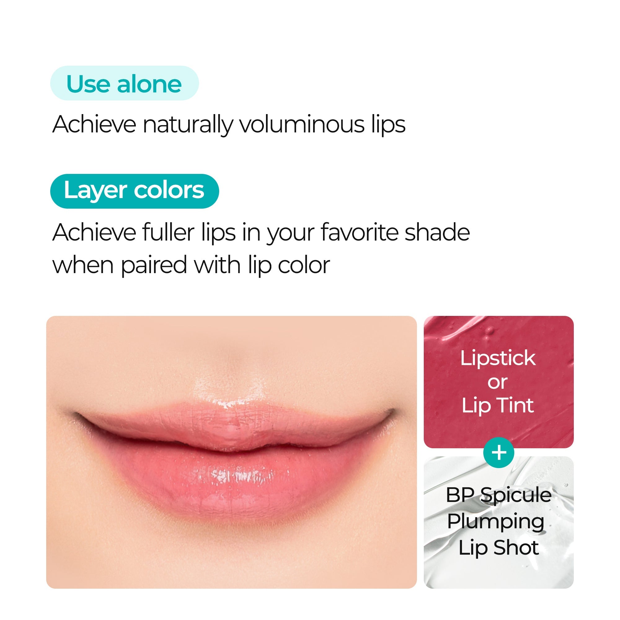 BP Spicule Plumping LIP Shot Duo detail view 8 — Melax K-Beauty
