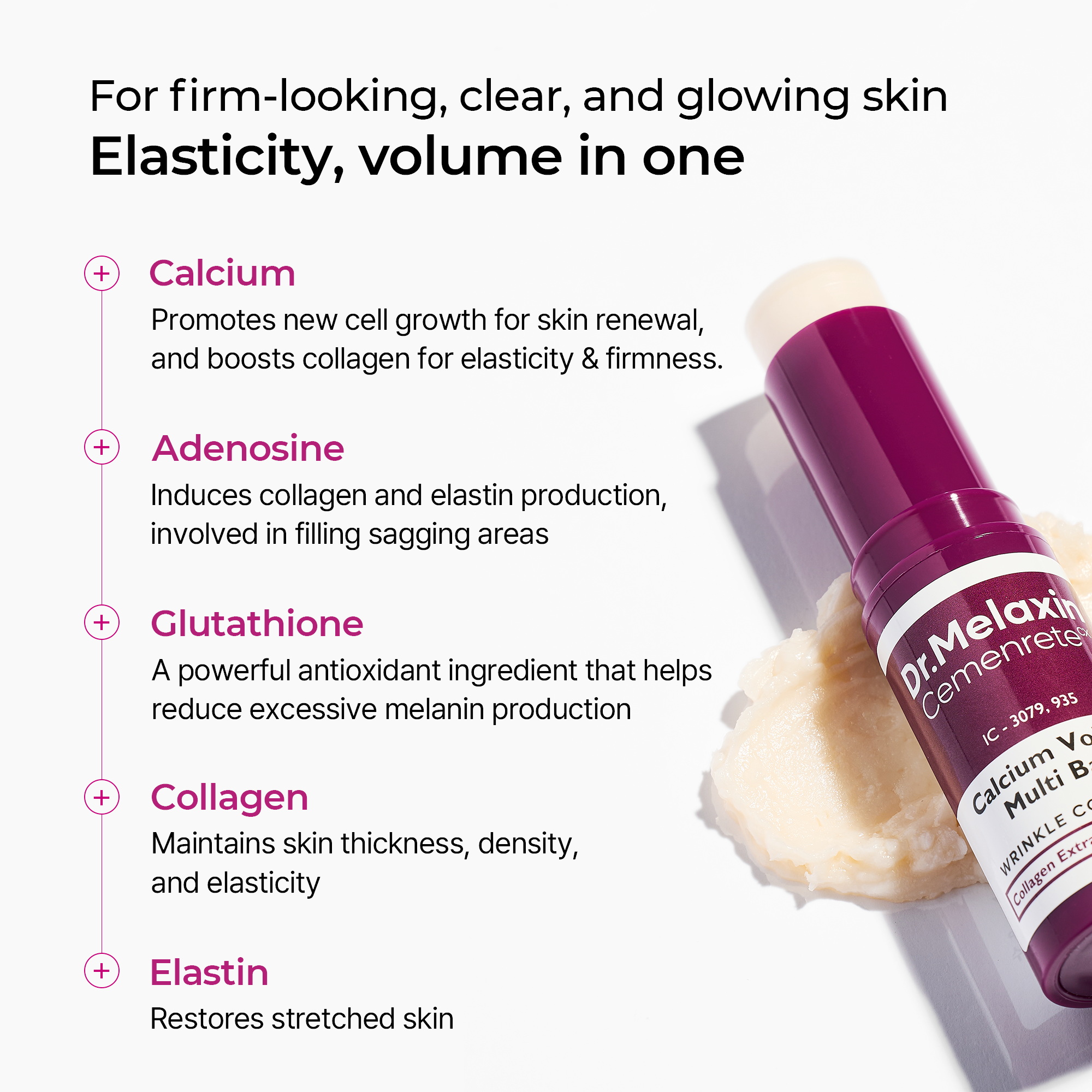 Cemenrete Calcium Multi Balm 9g detail view 5 — Melax K-Beauty