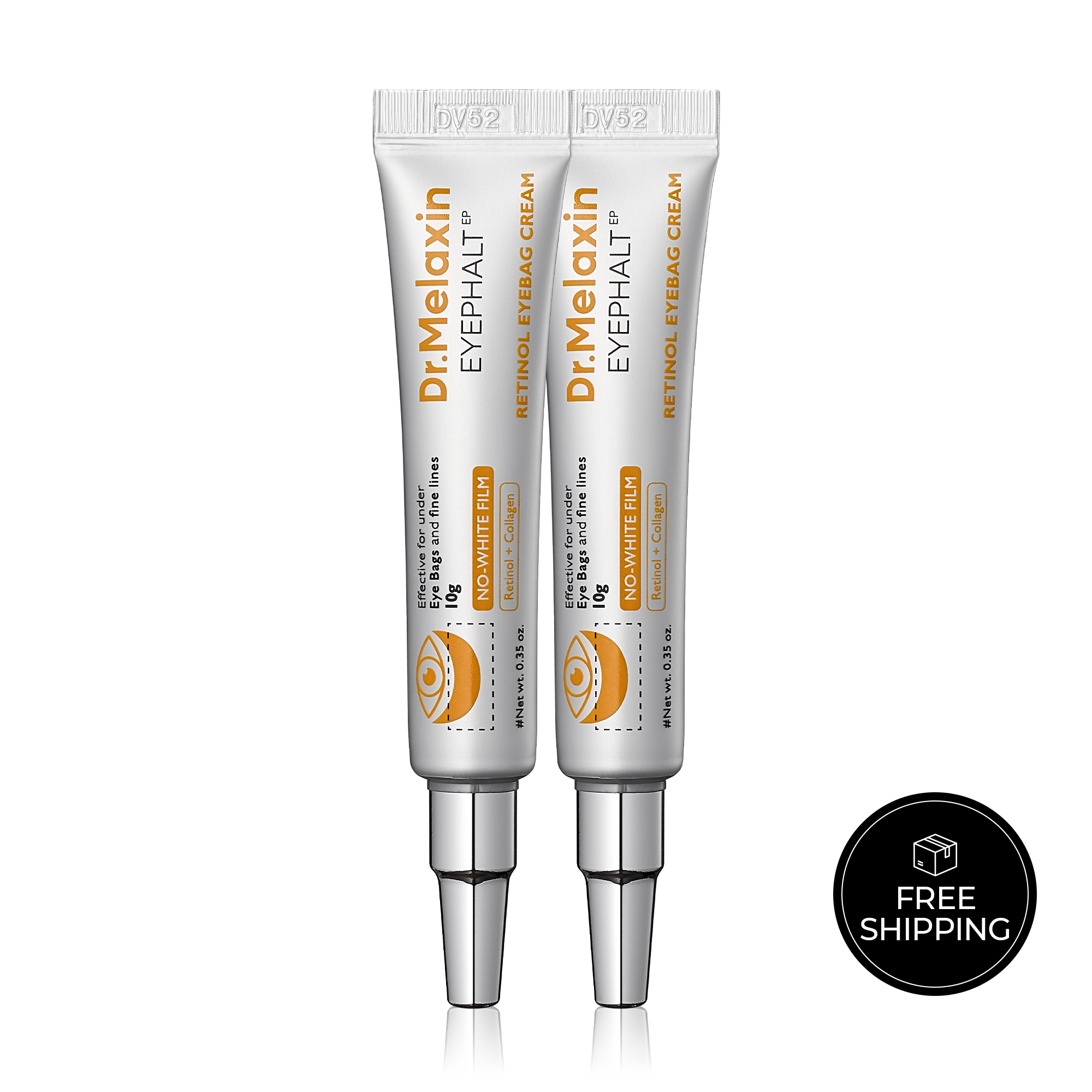 [FLASH 1+1 DEAL] Retinol Eyebag Cream main product shot — Melax K-Beauty