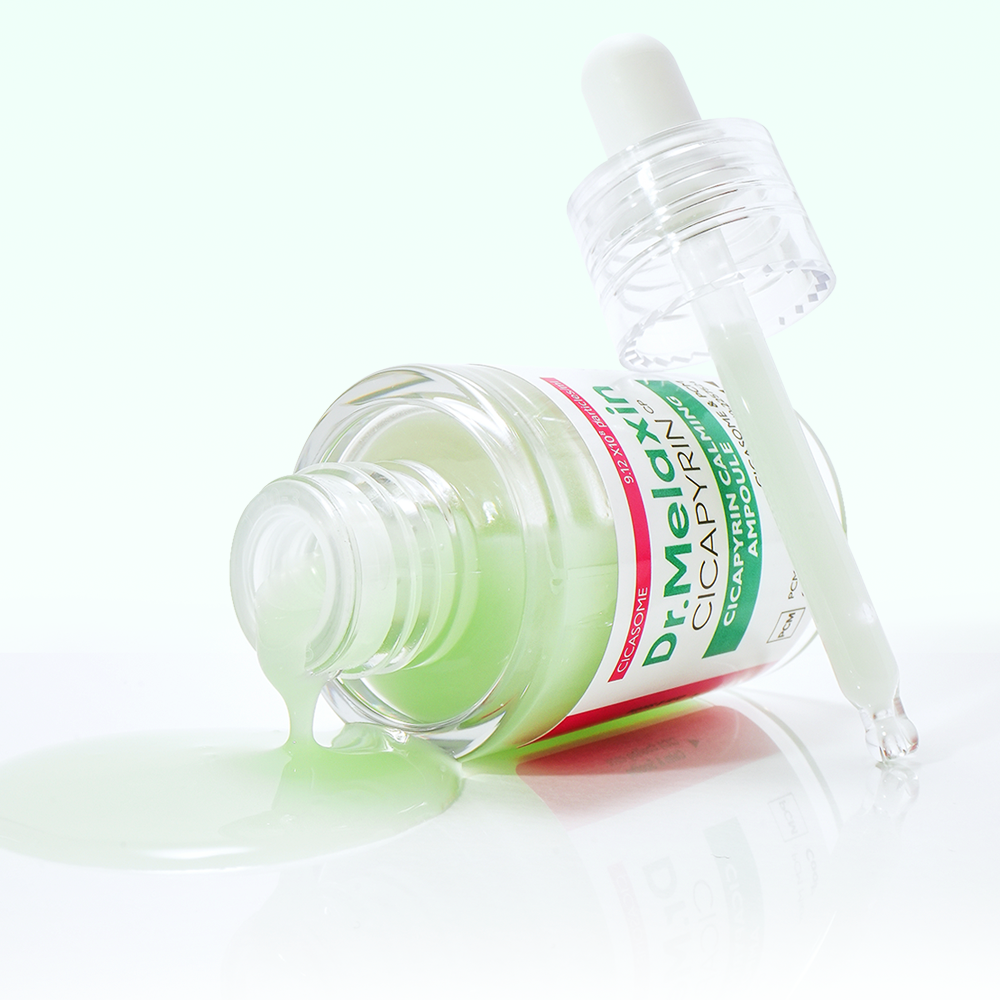 Cicapyrin Calming Ampoule detail view 6 — Melax K-Beauty