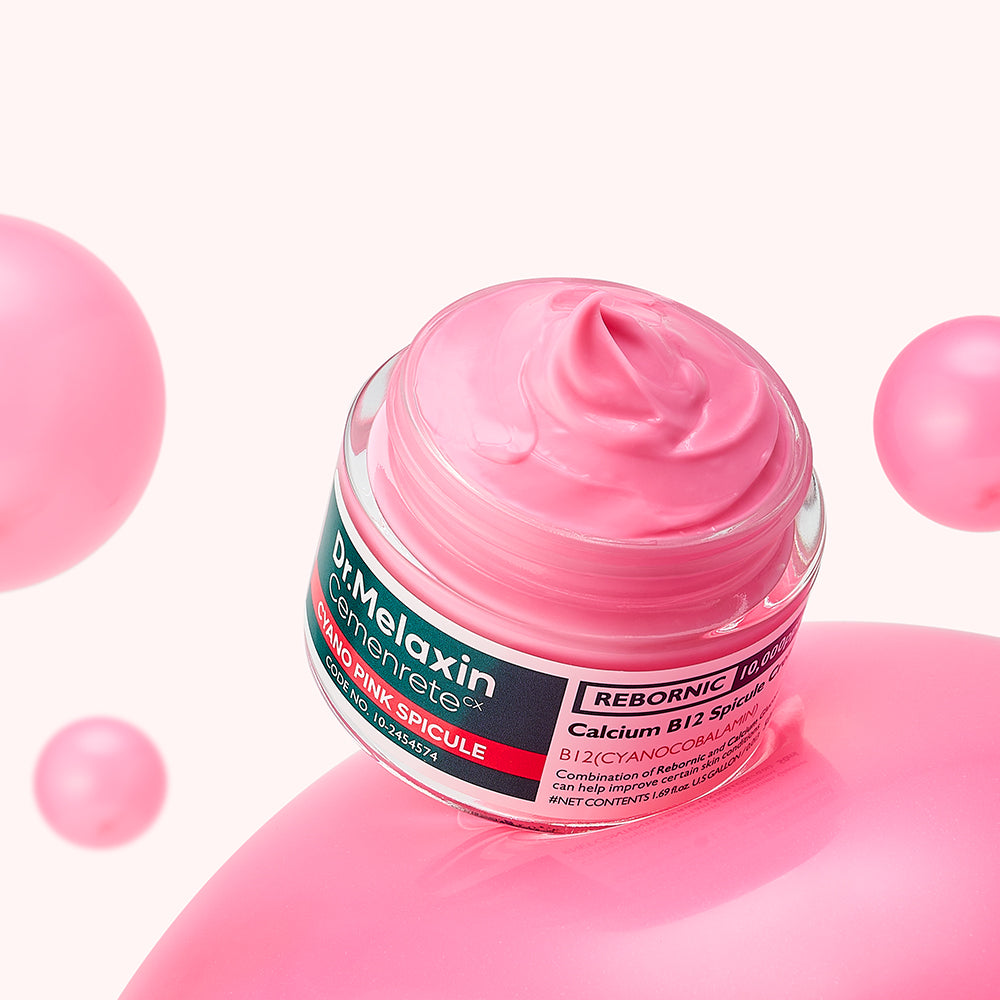 Cemenrete Cyano Pink Spicule Cream alternate angle — Melax K-Beauty