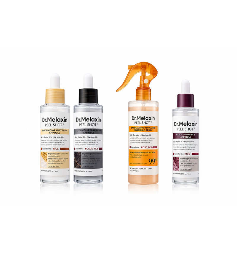 Peel Shot Trio Complete main product shot — Melax K-Beauty