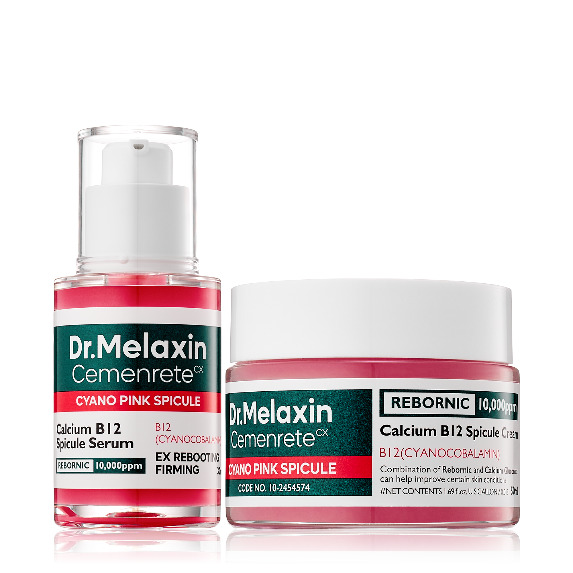 Cemenrete Cyano Pink Spicule line main product shot — Melax K-Beauty