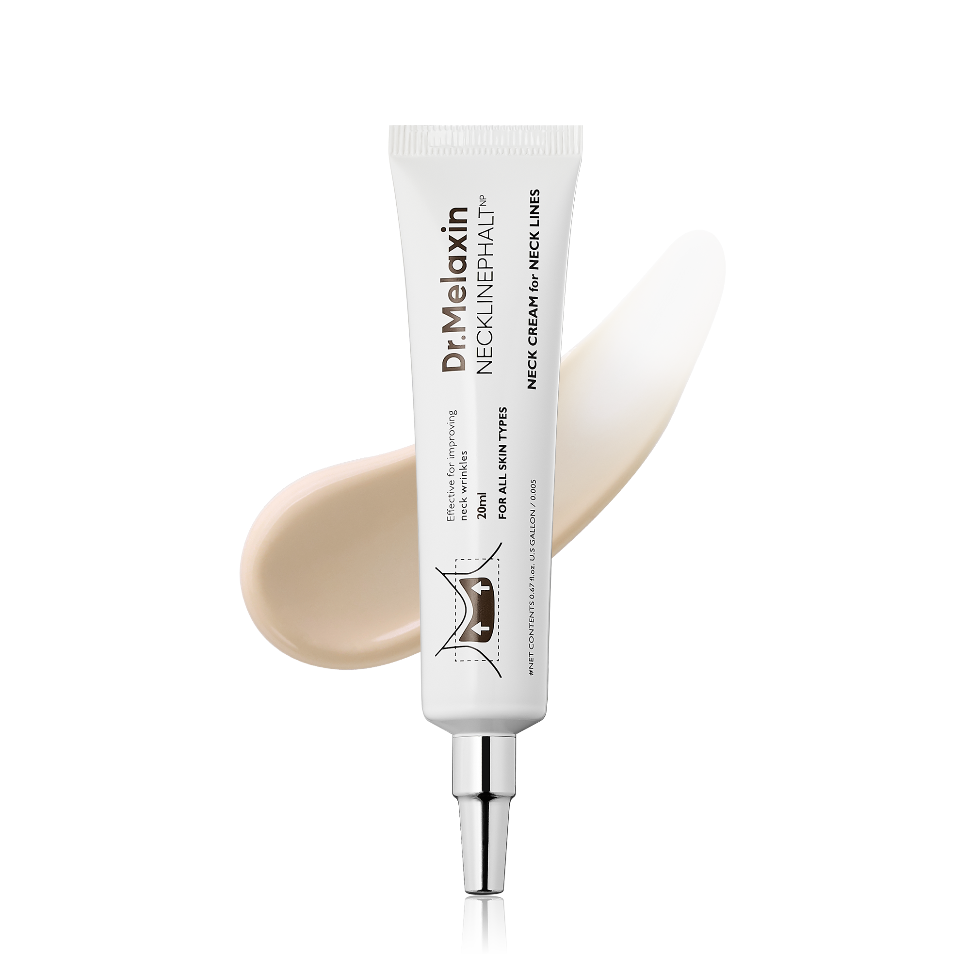 Necklinephalt Neck Cream main product shot — Melax K-Beauty