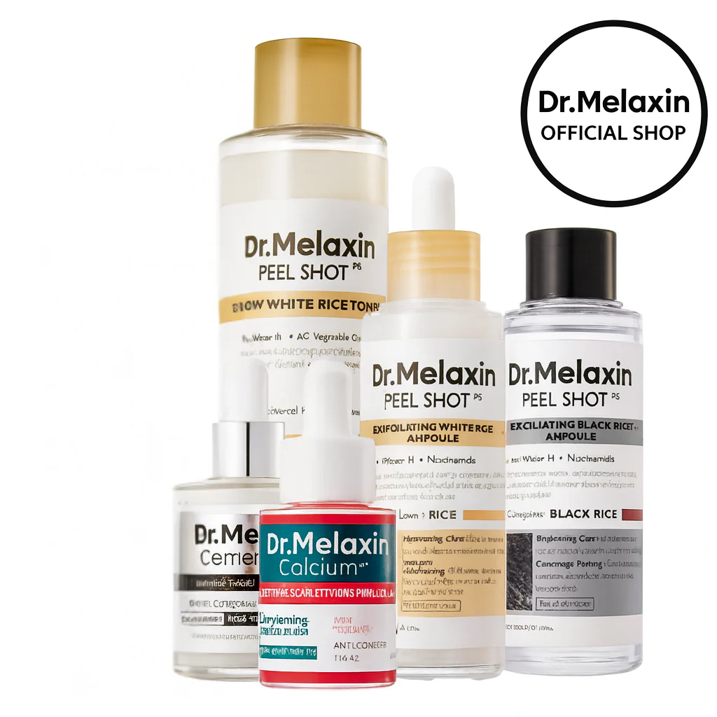 Glass Skin Essential Kit (5 pcs) main product shot — Melax K-Beauty