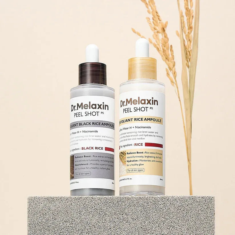 Melax Rice Peel Ampoule detail view 10 — Melax K-Beauty