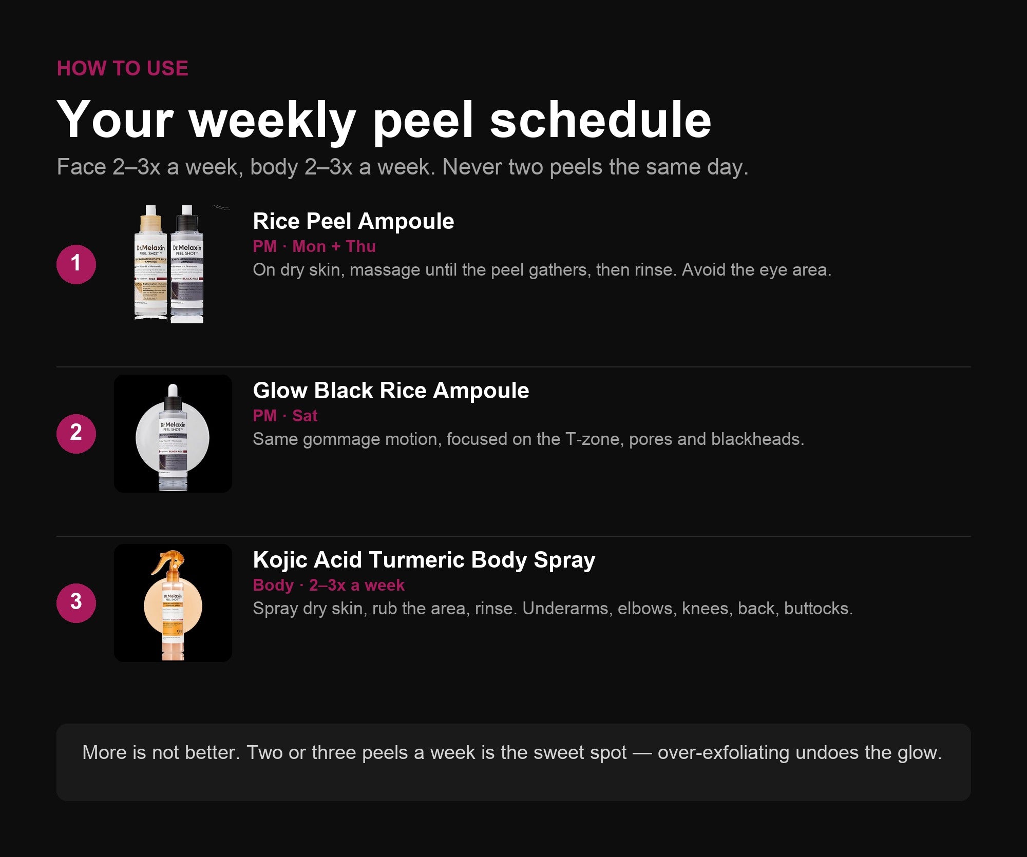 Peel Shot Trio Complete detail view 12 — Melax K-Beauty